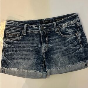 Miss Me Distressed Denim Shorts